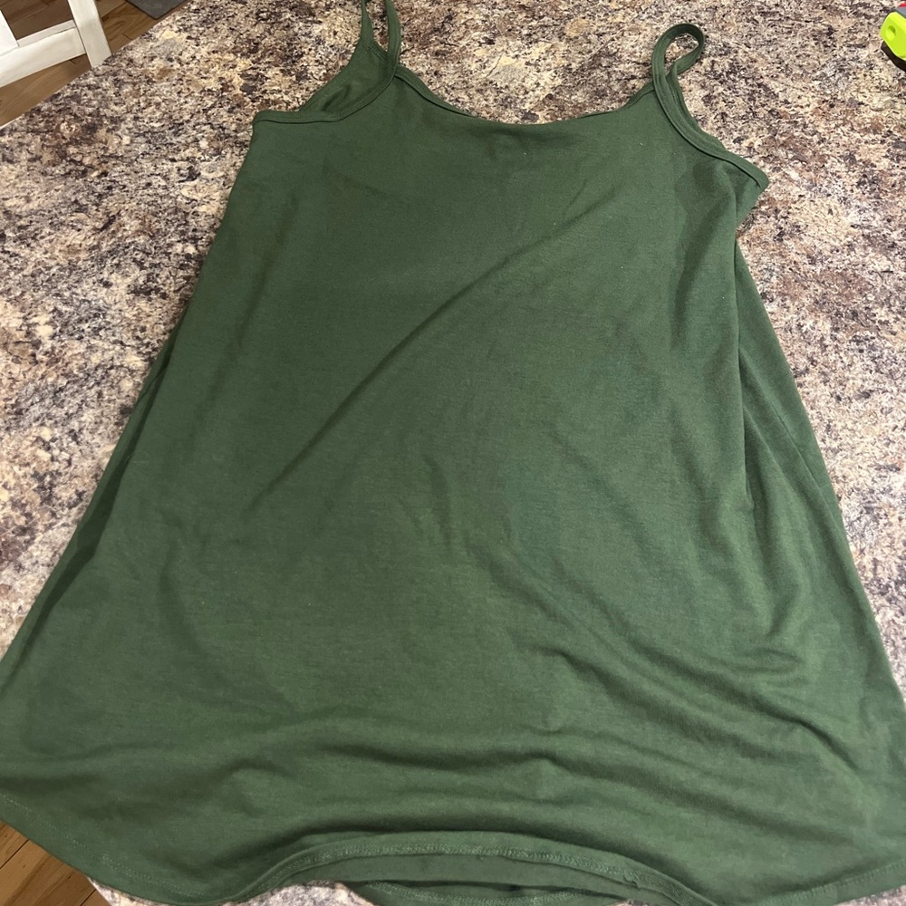 Women's Green Tank Top